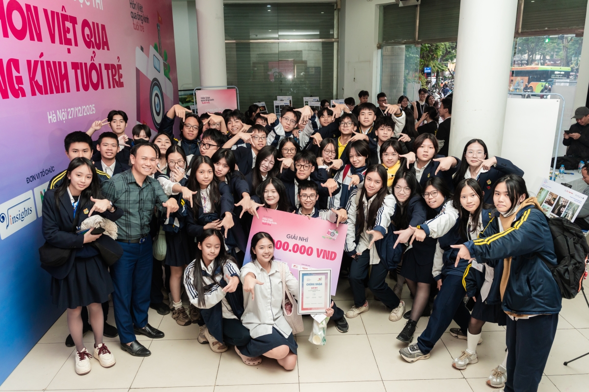 Cuộc thi thu hút được rất nhiều học sinh tham gia (Ảnh: Thu Lương)