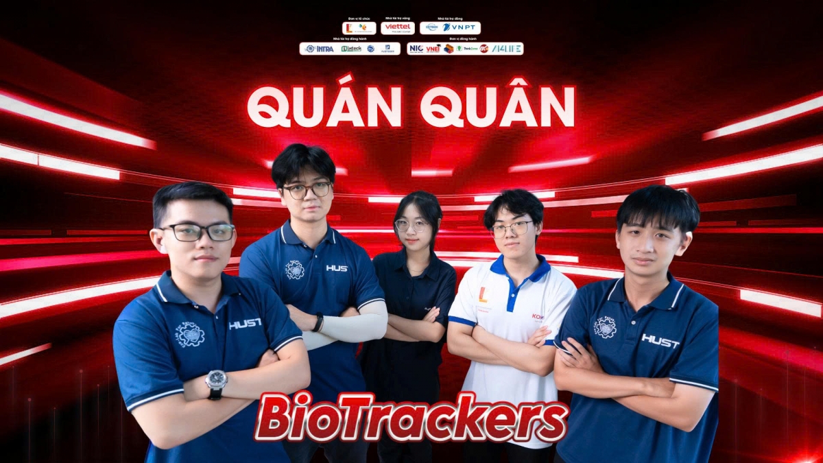 Quán quân " Sáng tạo trẻ 2025 "( Ảnh : ĐH BKHN )