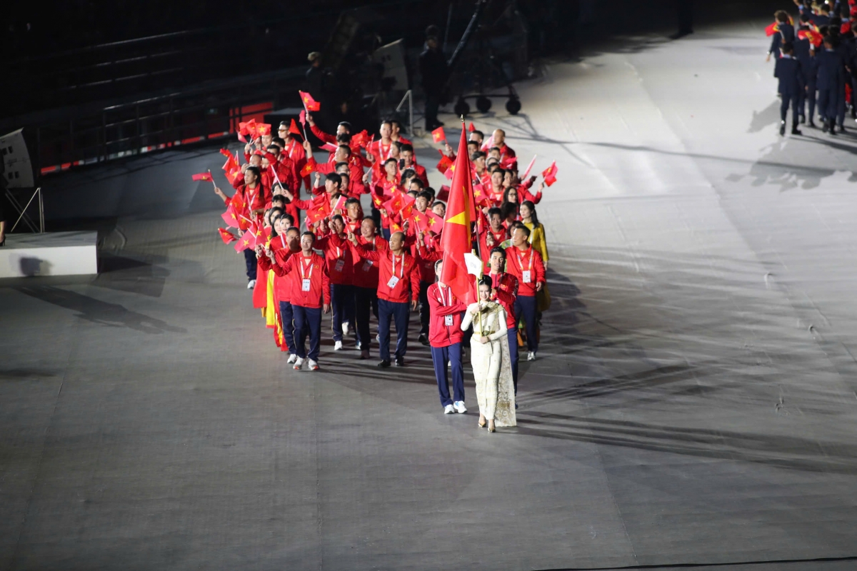 Đoàn Thể thao Việt Nam tham dự SEA Games 33 với 1.165 thành viên trong đó có 841 vận động viên tranh tài ở 47/50 môn. (ảnh Quý Lượng)