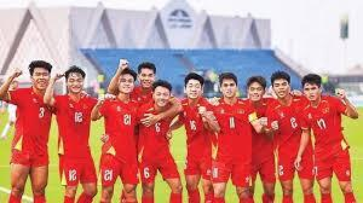 U23 Việt Nam sẽ gặp đội thắng trong cặp tứ kết giữa U23 Trung Quốc và U23 Uzbekistan, ở bán kết vào ngày 19/01 tới. Ảnh: VFF