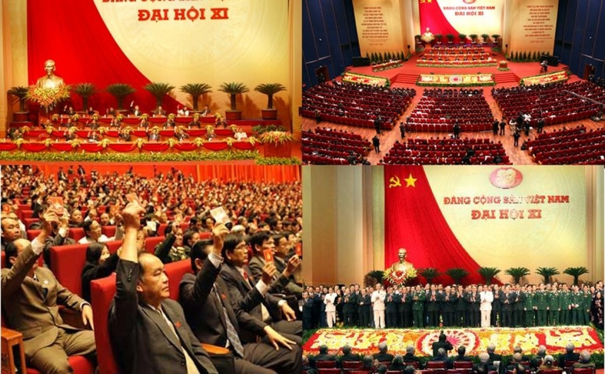 Đại hội lần thứ XI của Đảng Cộng sản Việt Nam. Ảnh: baochinhphu.vn