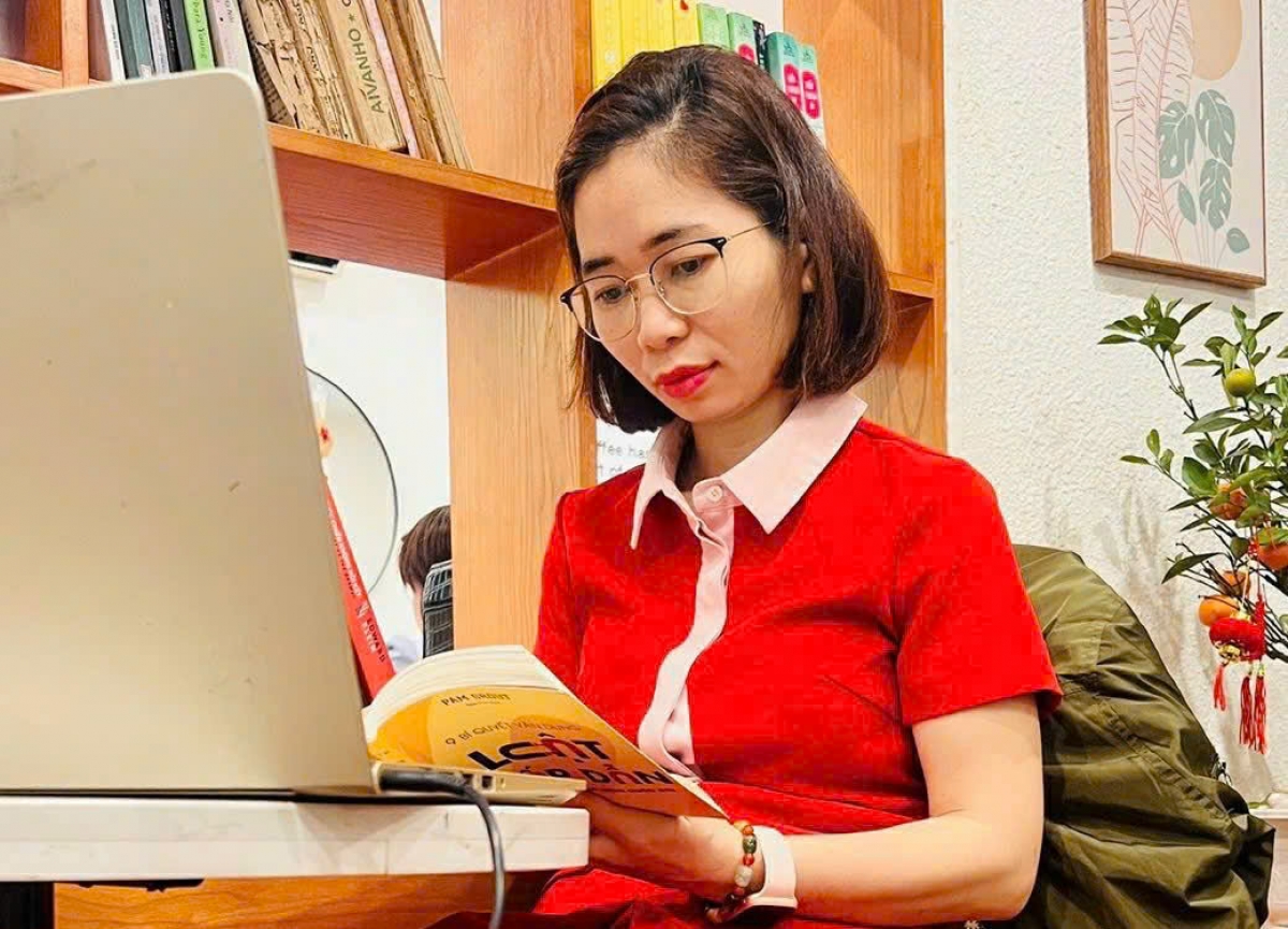 Chị Nguyễn Hoàng Thanh Hương, chuyên gia giáo dục của Công ty Cổ phần Giáo dục toàn cầu EEG (Ảnh: NVCC)