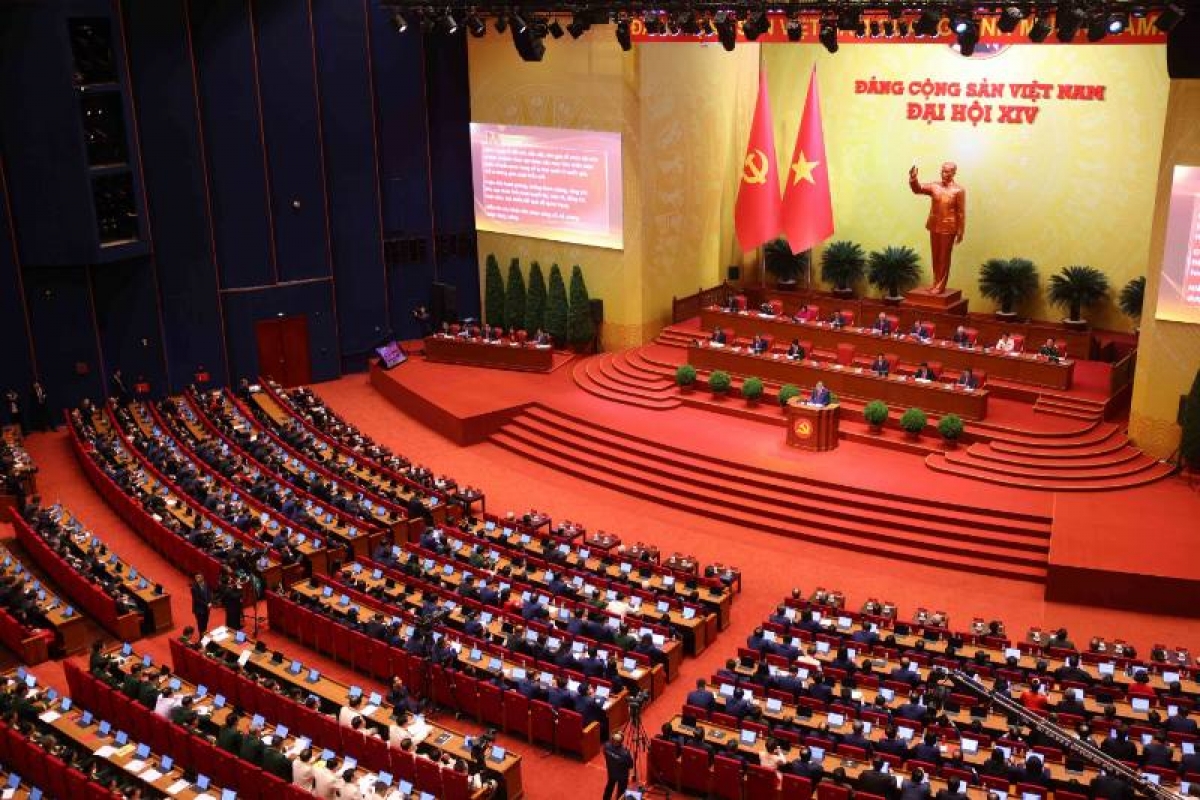 Đại hội đại biểu toàn quốc lần thứ XIV của Đảng Cộng sản Việt Nam là sự kiện chính trị đặc biệt trọng đại. Ảnh: TTXVN