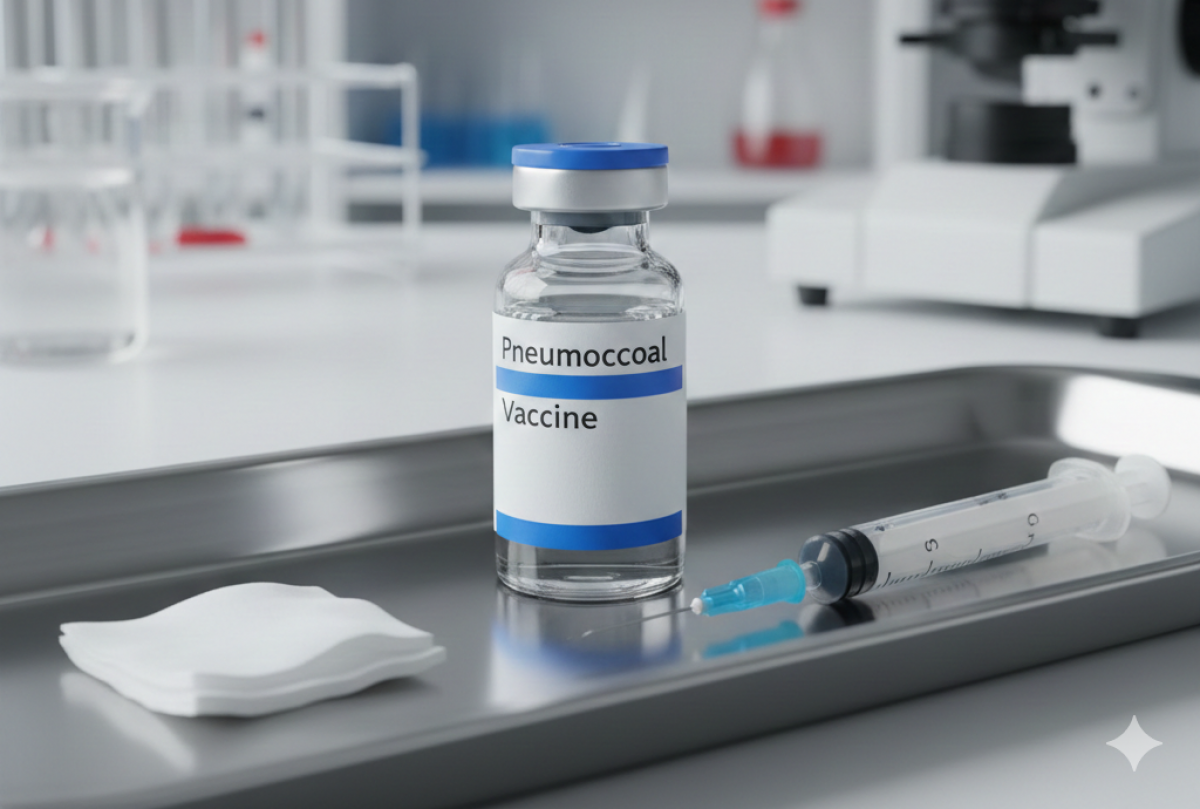 Vaccine phế cầu sẽ được tiêm miễn phí cho trẻ em tại nhiều tình thành từ năm nay. Ảnh: AI