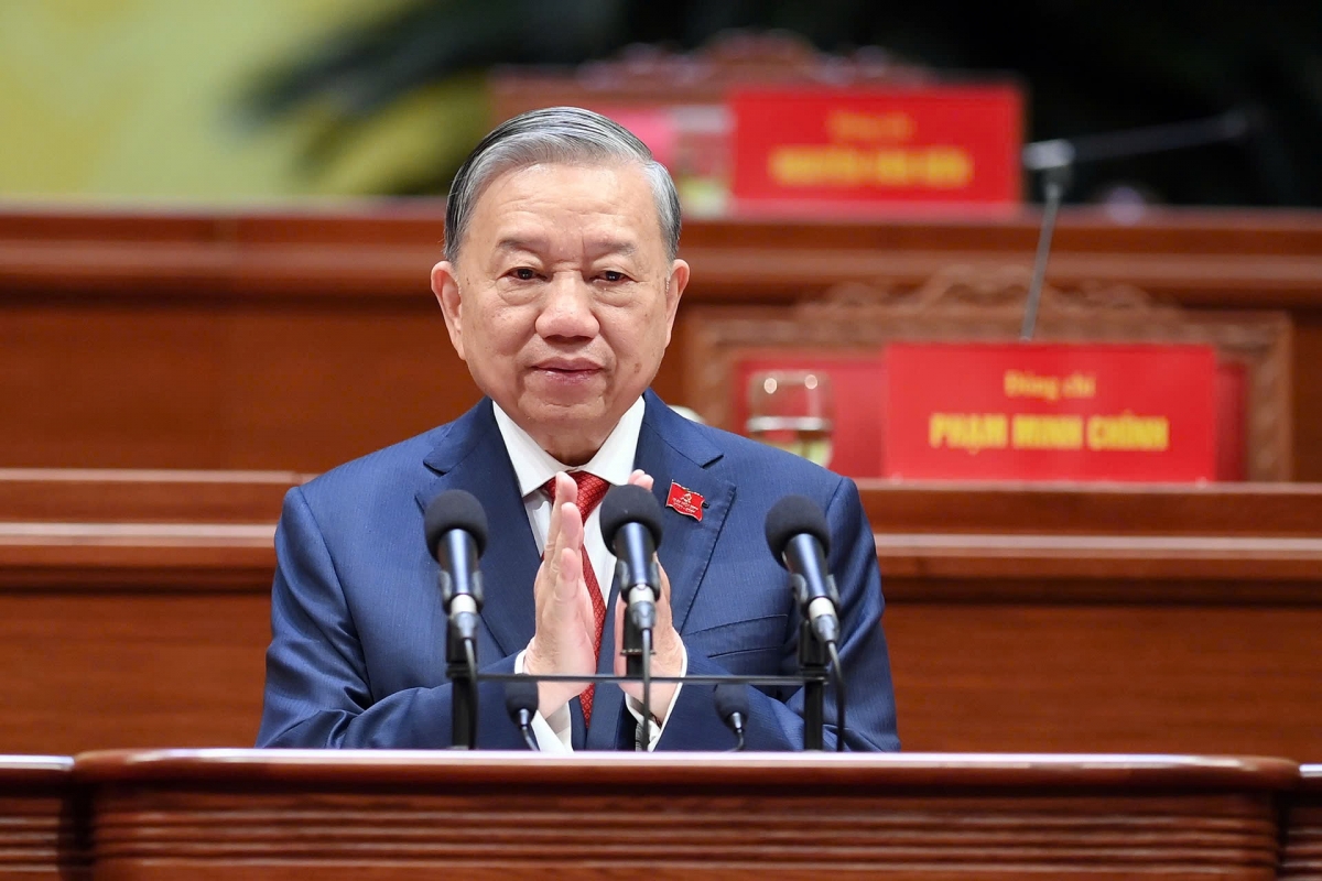 Tổng Bí thư Tô Lâm khẳng định Đại hội XIV đã đưa ra những quyết sách mang tính lịch sử (Ảnh: TTXVN)