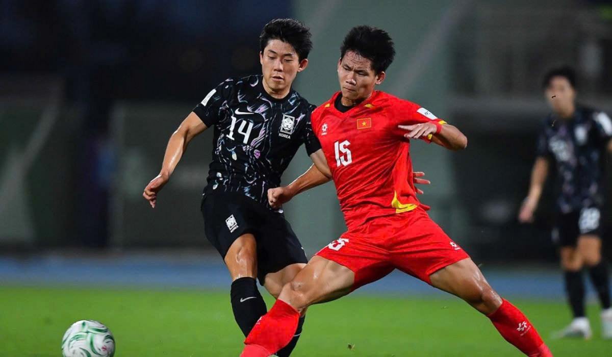 Đình Bắc tiếp tục gây ấn tượng mạnh trong đội hình của U23 Việt Nam (Ảnh: AFC)