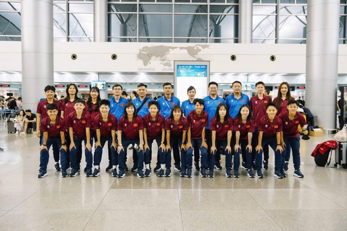 Chuyến bay của toàn đội khởi hành từ sân bay Tân Sơn Nhất vào tối 15/2 và hạ cánh tại Narita lúc 7h35 sáng (giờ địa phương). Ảnh: VFF.