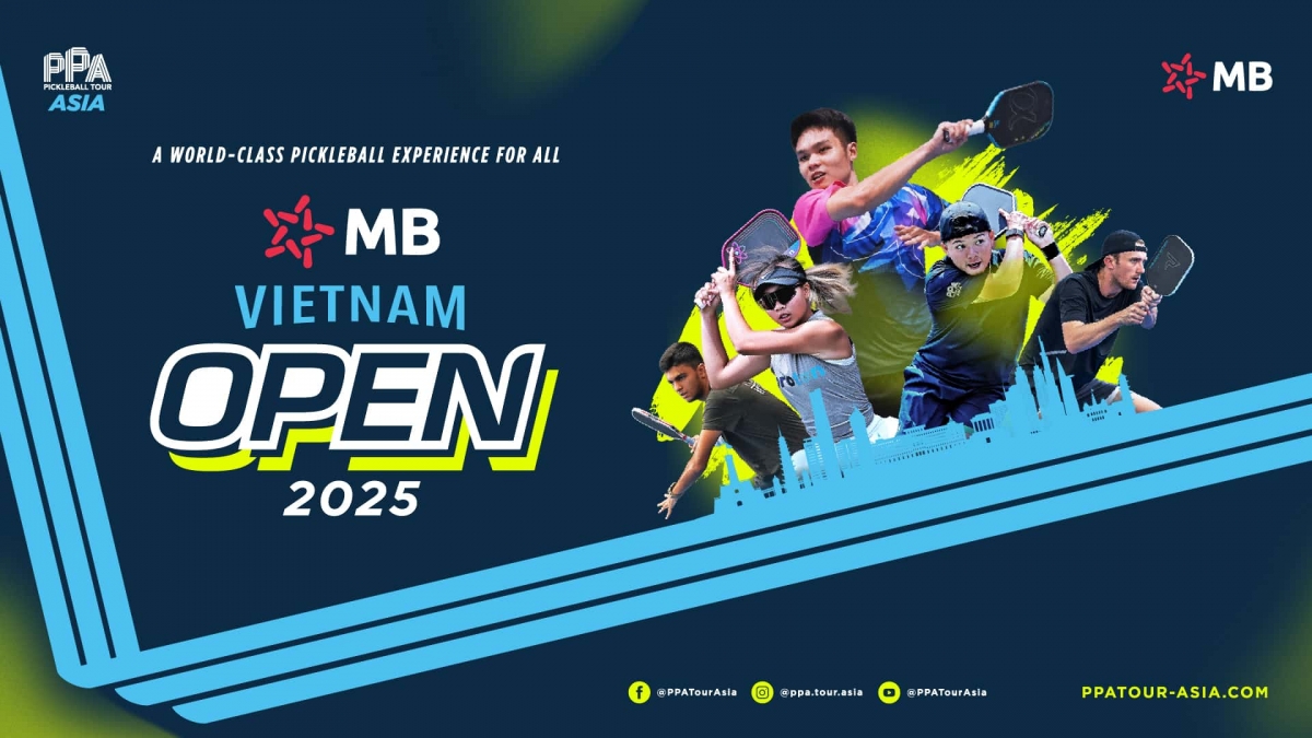 MB Vietnam Open 2025 - giải đấu được tổ chức thành công tại TP.HCM trong năm 2025 (ảnh: BTC)
