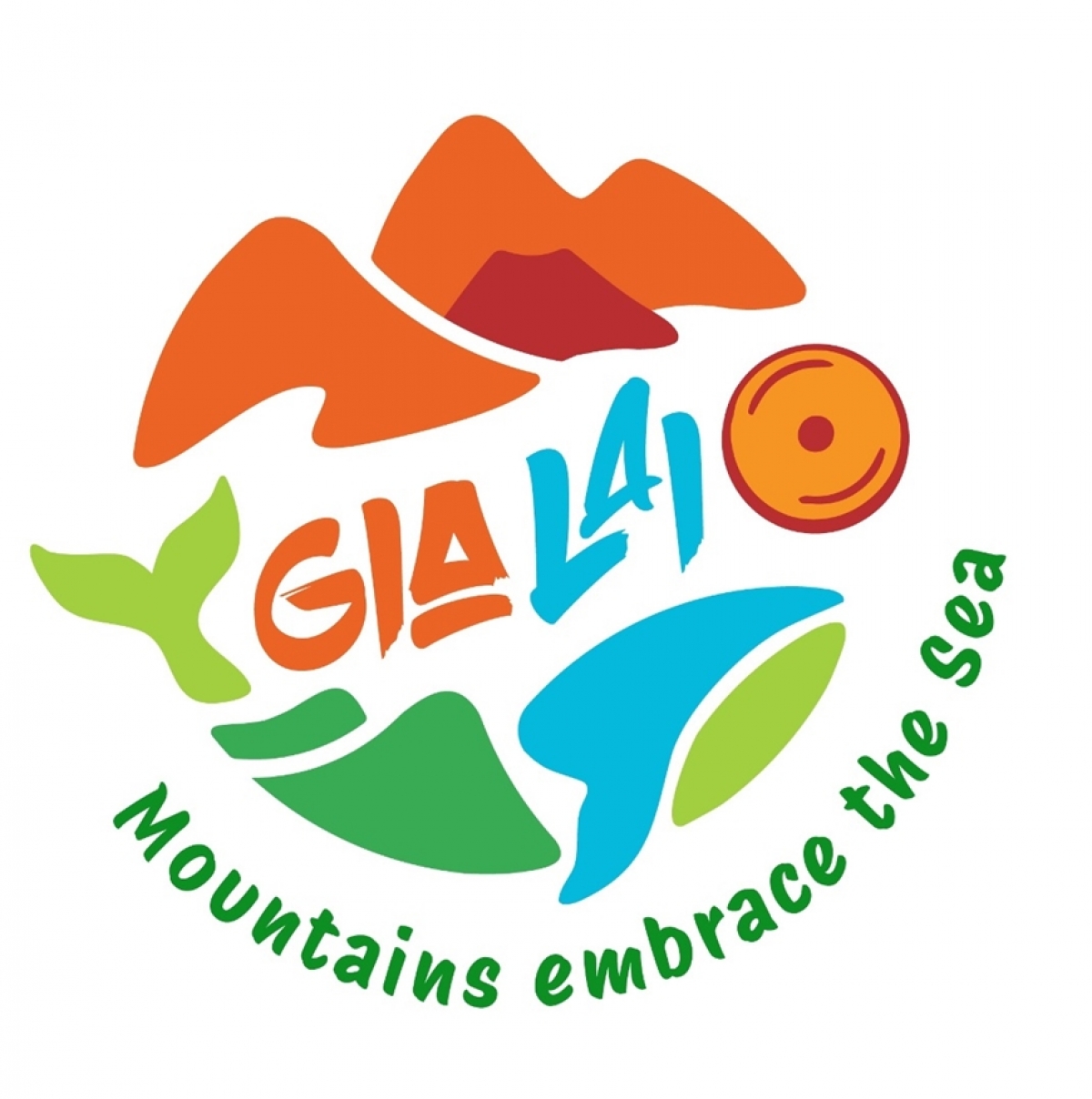 Bộ nhận diện  Năm Du lịch quốc gia - Gia Lai 2026 "Đại ngàn chạm biển xanh"