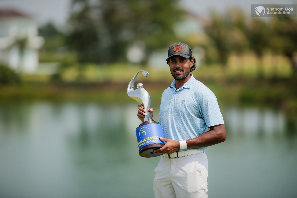 Khavish Varadan trở thành nhà vô địch Vietnam Masters 2026 sau loạt play-off (ảnh: VGA)