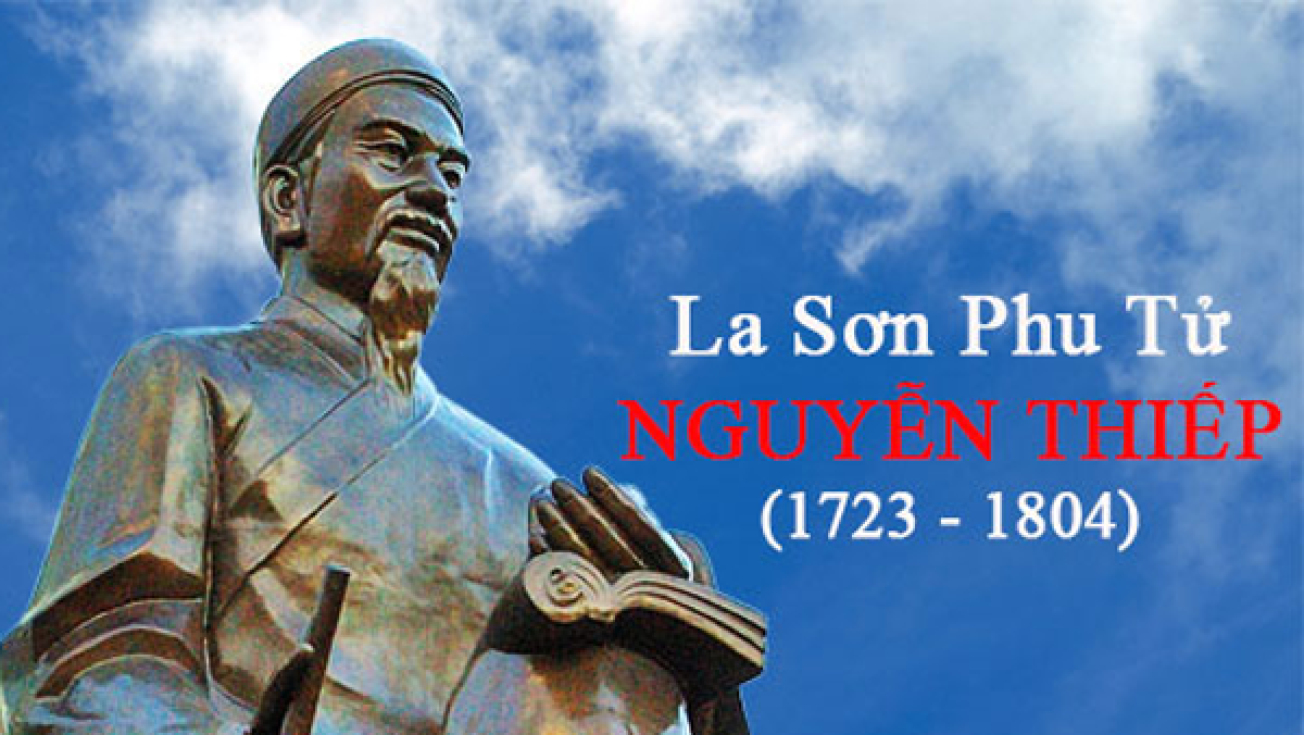 Tượng La Sơn Phu tử. Ảnh: baohatinh.vn