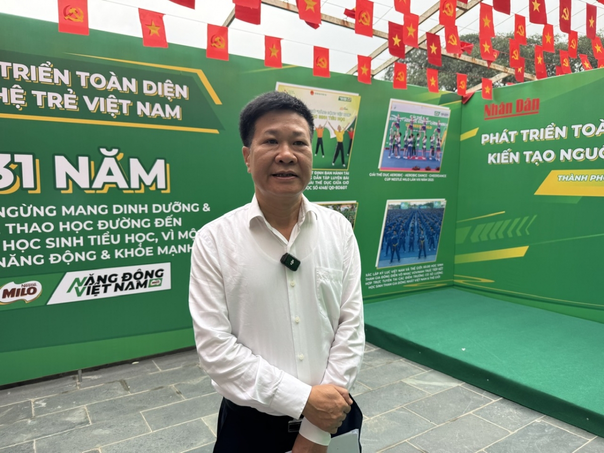 Ông Nguyễn Nho Huy - Phó vụ trưởng Vụ học sinh sinh viên, Bộ Giáo dục và Đào tạo
(Ảnh: Thu Lương)