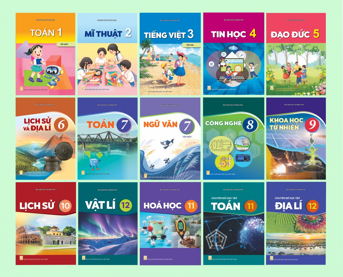 Từ năm học 2026-2027, học sinh cả nước sẽ sử dụng thống nhất một bộ sách giáo khoa
(Ảnh: NXB Giáo dục Việt Nam)